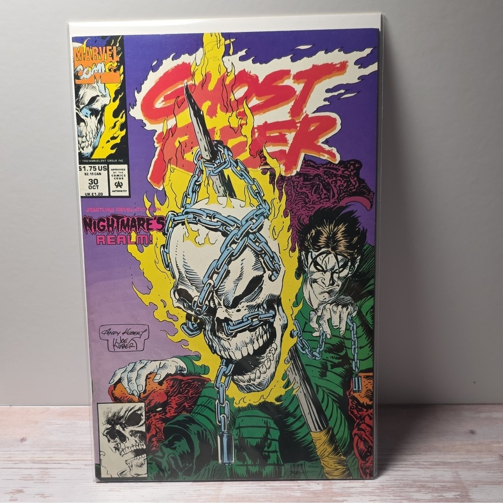 Marvel Comics Ghost Rider #30 Single Issue Howard Mackie Andy Kubert Cover